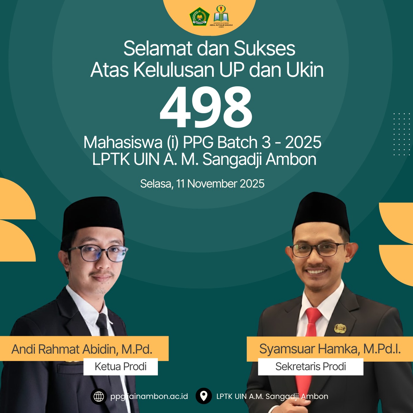 Pengumuman Hasil UKMPPG Batch-3 Tahun 2025