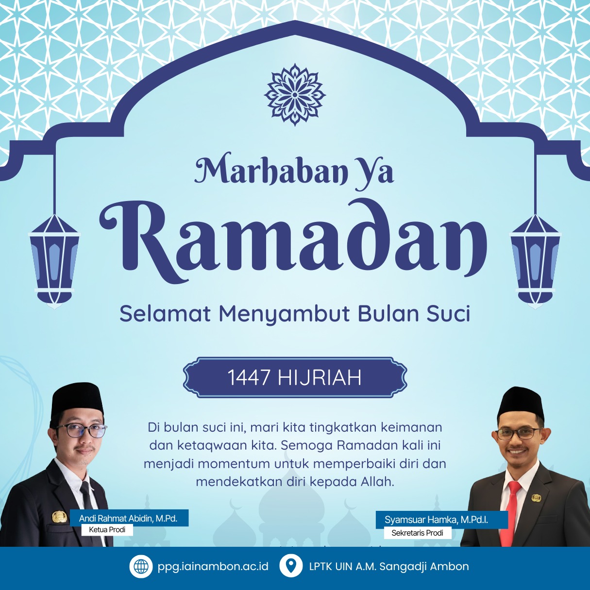 Marhaban ya Ramadan 1447 Hijriah